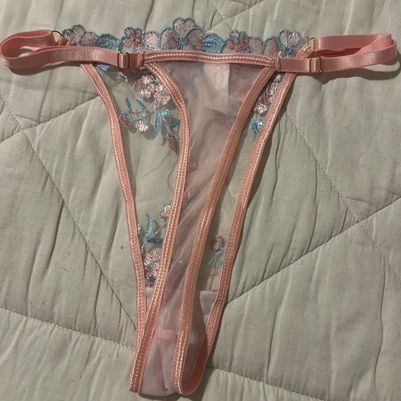 *NEW* Plus size lingerie set pink and blue 1X - Picture 7 of 12